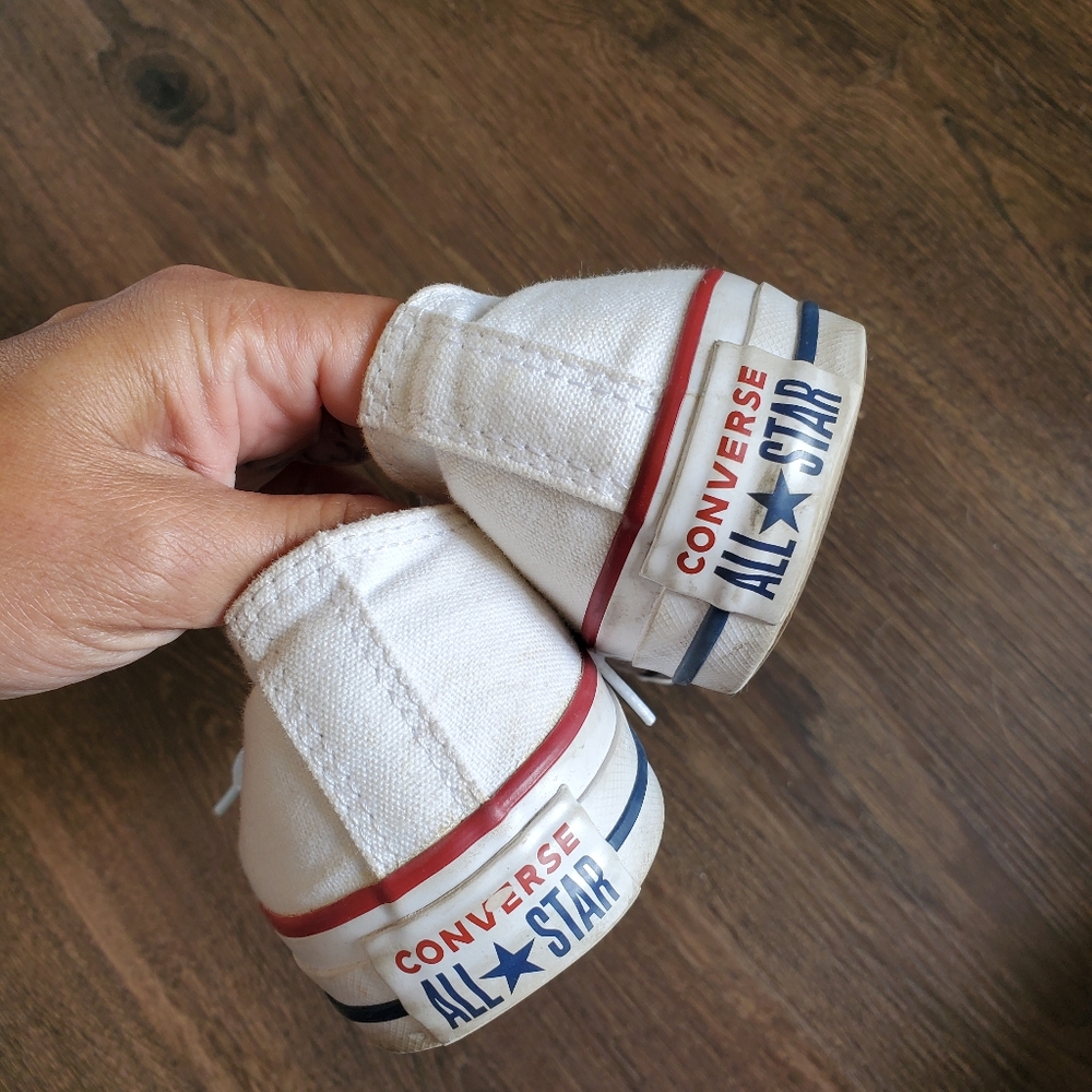 White Converse Classic Shoes - Picture 2 of 4